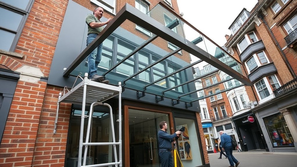 Shopfront Canopy Milton Keynes