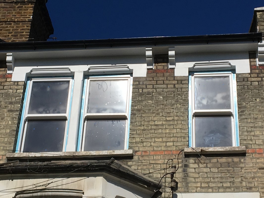 New uPVC sash windows fitted on Victorian terrace in Milton Keynes